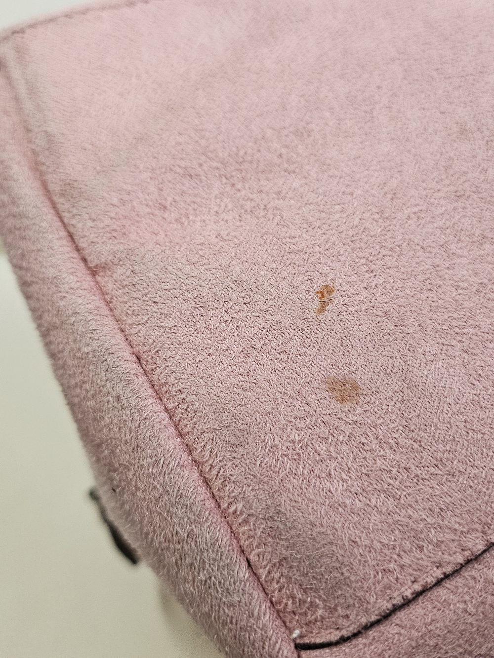 Victoria's Secret Blush Pink Suede Satchel - Picture 12 of 13